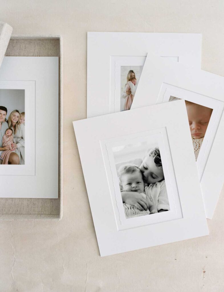 Matted Prints Family Photo Printing Ideas