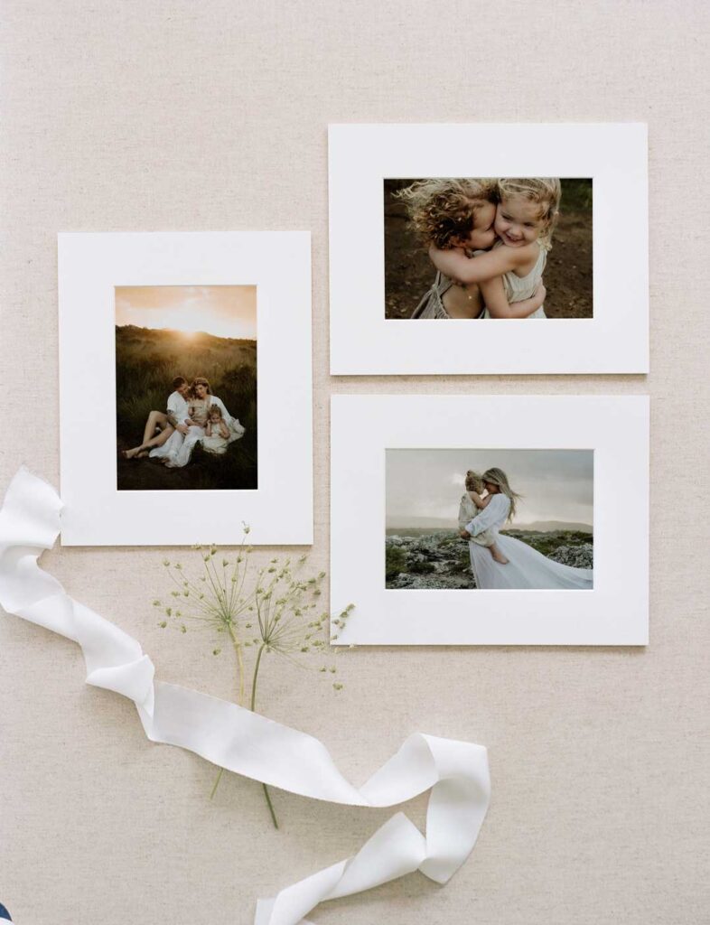 Matted Prints Family