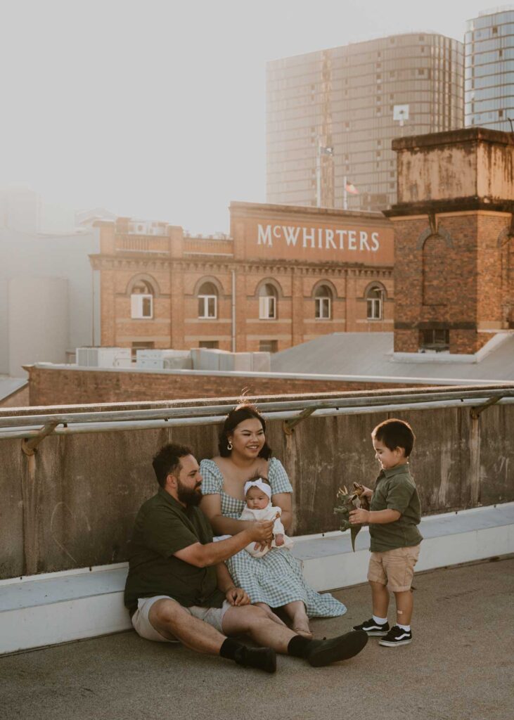 McWhirters Car Park, Best Family Photoshoot Locations in Brisbane