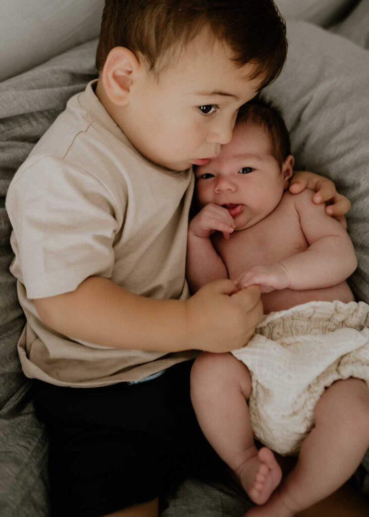 At home newborn photography brisbane