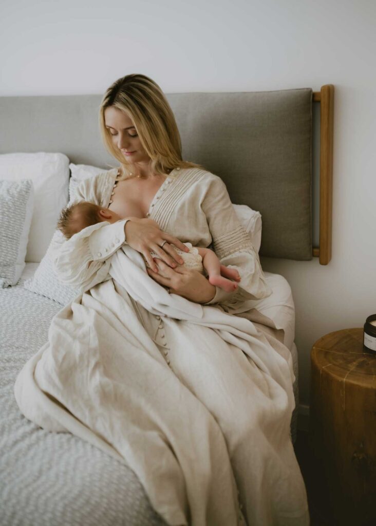 Newborn Photos breastfeeding